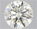 Diamante Natural 1.71 quilates, Redondo , Color L, claridad IF y certificado HRD