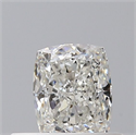 Diamante Natural 0.44 quilates, Del cojín , Color H, claridad SI1 y certificado GIA