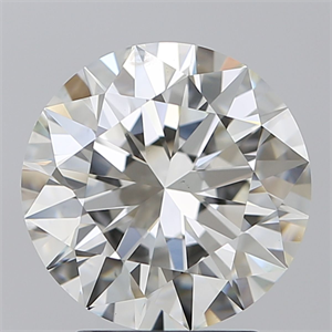Picture of Natural Diamond 3.02 Carats, Round with Excellent Cut, H Color, SI1 Clarity and Certified by IGI
