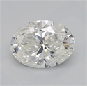 Natural Diamond 1.22 Carats, Oval with  Cut, I Color, SI2 Clarity and Certified by GIA