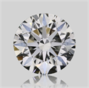Natural Diamond 0.70 Carats, Round with Excellent Cut, E Color, IF Clarity and Certified by IGI
