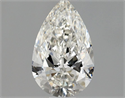 Natural Diamond 0.52 Carats, Pear with  Cut, H Color, IF Clarity and Certified by GIA