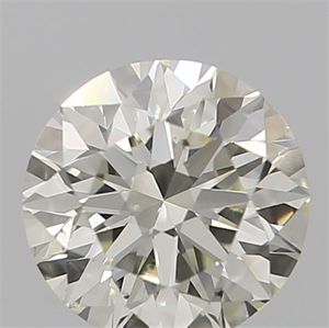Picture of Natural Diamond 0.51 Carats, Round with Very Good Cut, K Color, VS2 Clarity and Certified by IGI