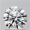 Del inventario de diamantes de laboratorio, 1.05 quilates, Redondo , Color D, claridad VVS2 y certificado IGI