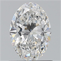 Natural Diamond 0.90 Carats, Oval with  Cut, E Color, VS1 Clarity and Certified by GIA