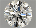 Natural Diamond 0.73 Carats, Round with Excellent Cut, I Color, VS2 Clarity and Certified by GIA
