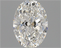 Natural Diamond 0.42 Carats, Oval with  Cut, G Color, VVS2 Clarity and Certified by GIA