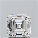 Natural Diamond 1.20 Carats, Asscher with  Cut, F Color, VS2 Clarity and Certified by GIA