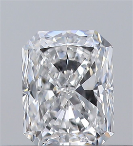 Picture of Natural Diamond 0.32 Carats, Radiant with  Cut, E Color, VVS1 Clarity and Certified by GIA