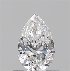 Picture of Natural Diamond 0.50 Carats, Pear with  Cut, E Color, VS1 Clarity and Certified by GIA