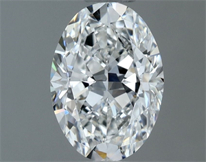 Picture of Natural Diamond 0.81 Carats, Oval with  Cut, F Color, VVS2 Clarity and Certified by GIA