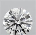 Del inventario de diamantes de laboratorio, 0.72 quilates, Redondo , Color D, claridad VVS2 y certificado IGI