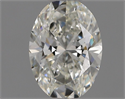 Natural Diamond 0.71 Carats, Oval with  Cut, H Color, VS1 Clarity and Certified by GIA