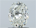 Diamante Natural 0.90 quilates, Ovalado , Color I, claridad SI1 y certificado GIA