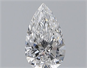 Natural Diamond 0.51 Carats, Pear with  Cut, E Color, VVS2 Clarity and Certified by GIA