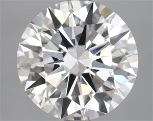 Picture of Lab Grown Diamond 3.03 Carats, Round with Excellent Cut, E Color, VS2 Clarity and Certified by GIA