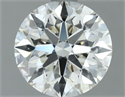 Natural Diamond 1.33 Carats, Round with Excellent Cut, I Color, VS2 Clarity and Certified by IGI