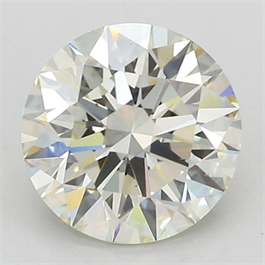 Picture of Lab Grown Diamond 3.11 Carats, Round with Ideal Cut, J Color, VS2 Clarity and Certified by IGI