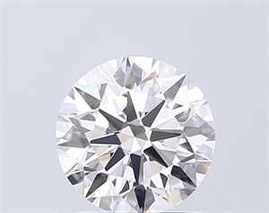 Picture of Lab Grown Diamond 1.02 Carats, Round with Ideal Cut, D Color, VVS2 Clarity and Certified by IGI