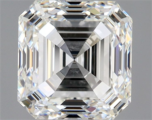 Picture of Natural Diamond 1.70 Carats, Asscher with  Cut, H Color, VS1 Clarity and Certified by GIA