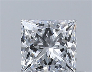 Foto Diamante Natural 0.36 quilates, Princesa , Color D, claridad VS2 y certificado GIA de