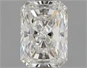 Natural Diamond 0.71 Carats, Radiant with  Cut, G Color, SI1 Clarity and Certified by GIA