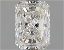 Natural Diamond 0.71 Carats, Radiant with  Cut, G Color, SI1 Clarity and Certified by GIA