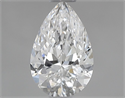 Natural Diamond 0.55 Carats, Pear with  Cut, E Color, VVS2 Clarity and Certified by GIA