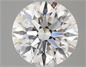 Del inventario de diamantes de laboratorio, 1.05 quilates, Redondo , Color D, claridad VVS2 y certificado IGI