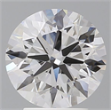 Lab Grown Diamond 3.07 Carats, Round with Ideal Cut, E Color, VS1 Clarity and Certified by IGI