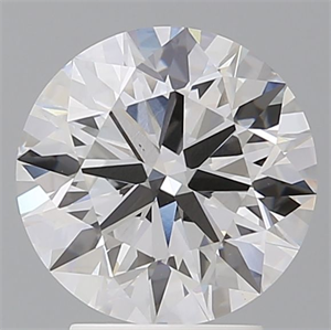 Picture of Lab Grown Diamond 3.07 Carats, Round with Ideal Cut, E Color, VS1 Clarity and Certified by IGI