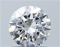 Natural Diamond 0.70 Carats, Round with Excellent Cut, E Color, SI1 Clarity and Certified by GIA