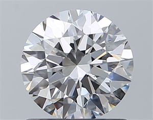 Picture of Natural Diamond 1.02 Carats, Round with Excellent Cut, E Color, SI1 Clarity and Certified by GIA