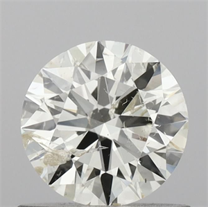 Picture of Natural Diamond 0.70 Carats, Round with Excellent Cut, K Color, I1 Clarity and Certified by IGI