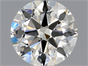 Natural Diamond 0.80 Carats, Round with Excellent Cut, K Color, SI1 Clarity and Certified by GIA