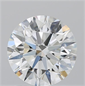Natural Diamond 1.66 Carats, Round with Excellent Cut, I Color, VS2 Clarity and Certified by GIA