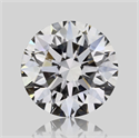 Diamante Natural 0.60 quilates, Redondo , Color D, claridad IF y certificado GIA