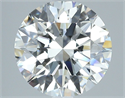 Natural Diamond 2.70 Carats, Round with Excellent Cut, G Color, VVS2 Clarity and Certified by GIA