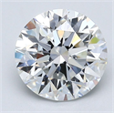 Diamante Natural 2.50 quilates, Redondo , Color F, claridad VS2 y certificado GIA