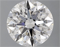 Lab Grown Diamond 1.12 Carats, Round with Excellent Cut, E Color, VVS2 Clarity and Certified by GIA