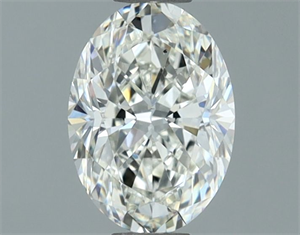 Foto Diamante Natural 1.21 quilates, Ovalado , Color H, claridad SI1 y certificado IGI de