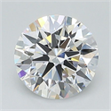 Lab Grown Diamond 1.32 Carats, Round with Ideal Cut, D Color, VS1 Clarity and Certified by IGI