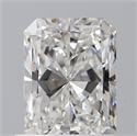 Natural Diamond 0.71 Carats, Radiant with  Cut, E Color, VS2 Clarity and Certified by GIA
