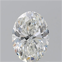 Natural Diamond 1.22 Carats, Oval with  Cut, H Color, VVS2 Clarity and Certified by GIA
