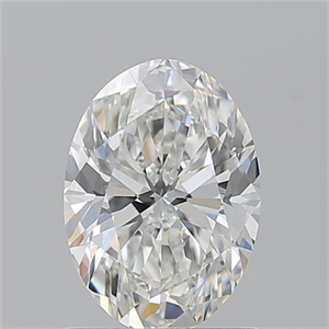 Picture of Natural Diamond 1.22 Carats, Oval with  Cut, H Color, VVS2 Clarity and Certified by GIA