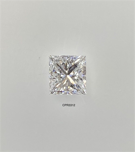 Picture of Natural Diamond 0.70 Carats, Princess with  Cut, E Color, VVS2 Clarity and Certified by GIA