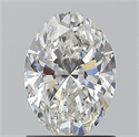 Diamante Natural 1.20 quilates, Ovalado , Color G, claridad SI2 y certificado GIA