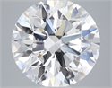 Lab Grown Diamond 3.55 Carats, Round with Ideal Cut, D Color, VS1 Clarity and Certified by IGI