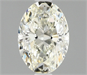 Natural Diamond 0.50 Carats, Oval with  Cut, J Color, VS1 Clarity and Certified by IGI