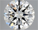 Diamante Natural 0.41 quilates, Redondo , Color I, claridad IF y certificado GIA